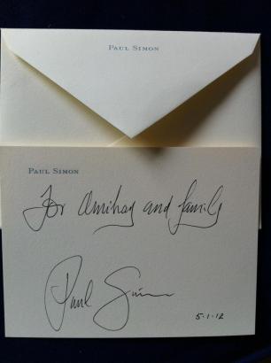A friend got a handwritten letter from Paul