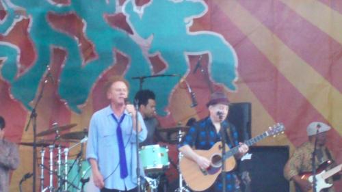 Simon and Garfunkel live at the New Orleans Jazz Festival.