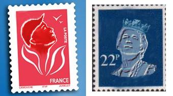 Again from the french forum : typically french and english stamps !