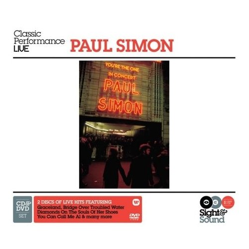 Paul Simon Negotiations And Love Songs Artwork. in Paris 2000 as CD/DVD s.