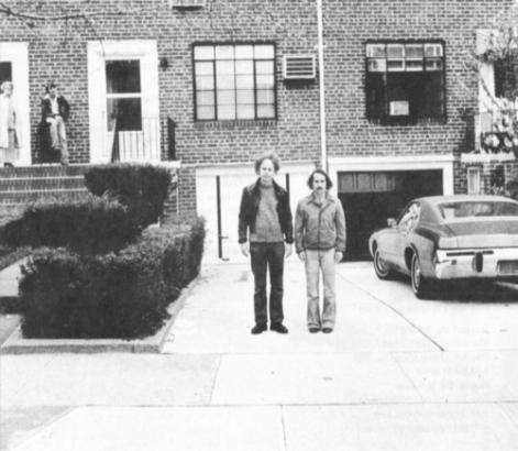 Paul's childhood home in earlier days.  The hedge is practically the same!