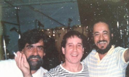 With Dom Chacal and Airto Moreira while the Born at the Right Time tour.