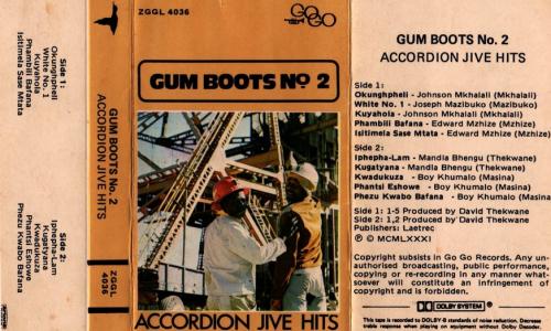 Gumboot Jive Hits tape