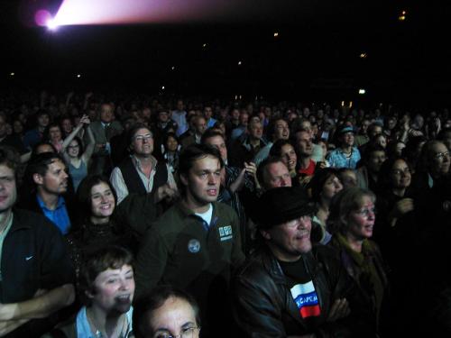 The audience in London, seen from Pauls perspective ( Julie and Chris , and others I do not know...?)