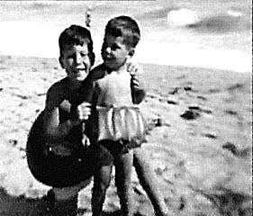 Paul Simon and his brother Eddie