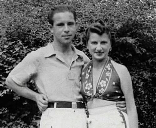 Louis and Belle Simon during their courtship. You can definitely see where both Paul and Eddie get their good looks!