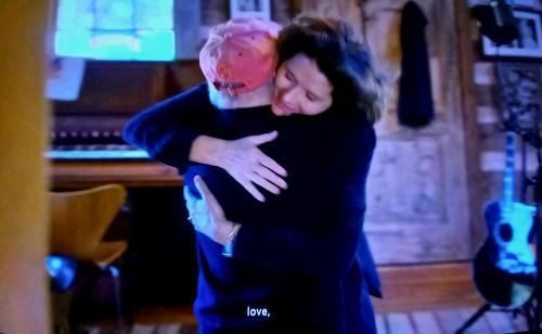 Our favourite couple sharing a hug.
From 'In Restless Dreams'