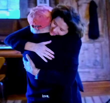 Our favourite couple sharing a hug.
From 'In Restless Dreams'