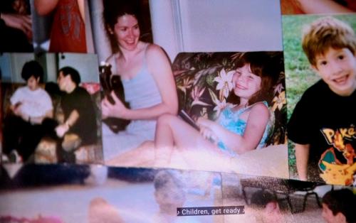 Family photos on the wall of Paul's home studio.
Too cute!!!
From 'In Restless Dreams'
