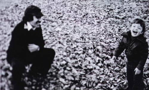 Paul and little Harper.
Family photo on the wall of Paul's home studio.
From 'In Restless Dreams'
