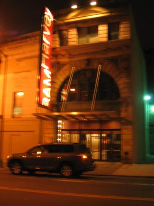 BAM Harvey theatre, Outside, after the Capeman show. Was this car waiting for someone special?