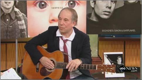 Goodmorning America November 7th 2008, Paul Simon promotes his new book Lyrics 1964-2008,