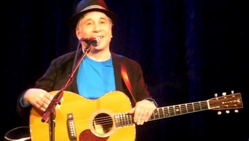 Paul Simon live on stage at the Hard Rock Cafe on October 20, 2010