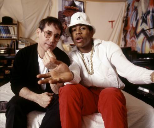 DJ Paul with LL Cool J in december 1987: they spent the night in LL Cool J's bedroom in his grandma's house in Queens singing doo wop.