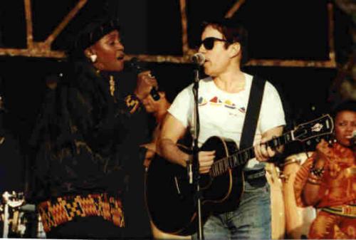 Miriam Makeba and Paul Graceland Tour