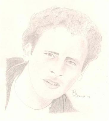 a Art Garfunkel drawing by Doris