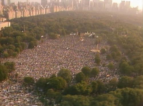 September 19, 1981, Central Park in New York City...All the people waiting for Simon & Garfunkel